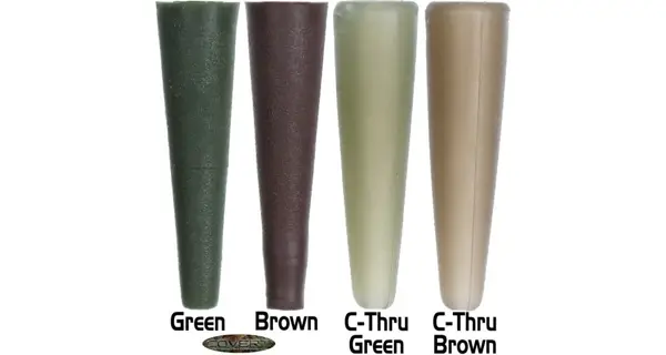 GARDNER - Převleky Covert Tail Rubbers C-Thru Green 12 ks