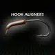 GARDNER - Rovnátka na háček Covert Hook Aligner Large C-Tru Brown 10 ks