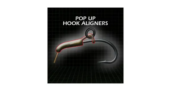 GARDNER - Rovnátka na háček Covert Pop-Up Hook Aligner Small C-Tru Green 10 ks