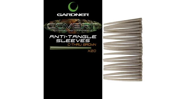 GARDNER - Rukávky proti zamotání Covert A/T Sleeves C-Thru Brown 20 ks