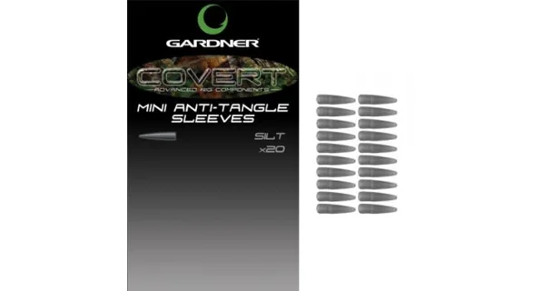 GARDNER - Rukávky proti zamotání Covert  A/T Sleeves Mini C-Thru Black/Silt 20 ks