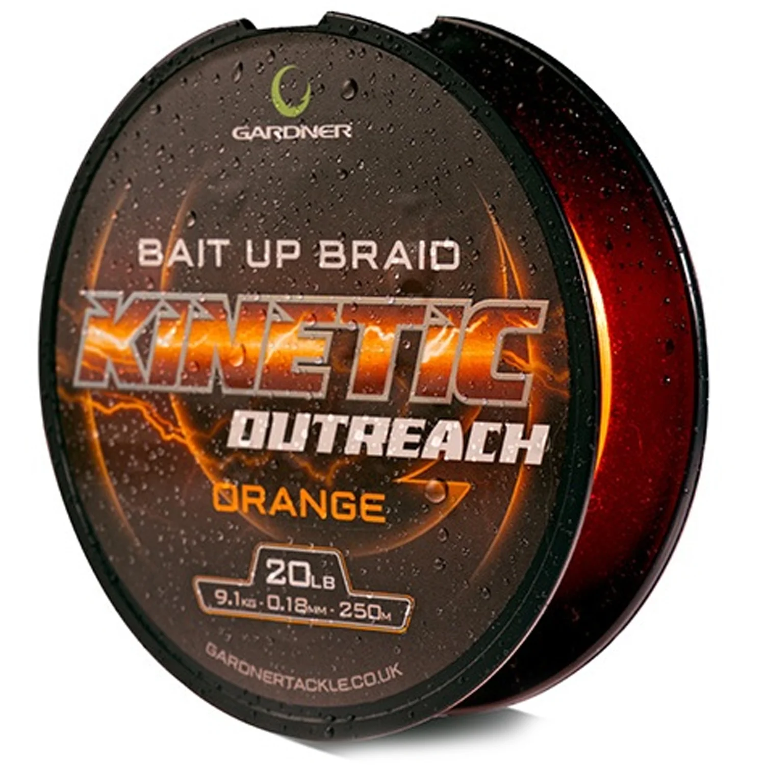 Gardner GARDNER - Šokový vlasec Kinetic Outreach Shock Leader 0,26 mm 50 lb 50 m Orange