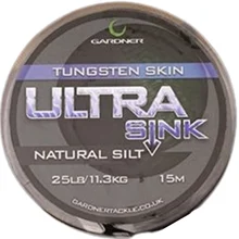 GARDNER - Splétaná šňůra Ultra Sink Tungsten 11,3 kg 15 m Natural Silt