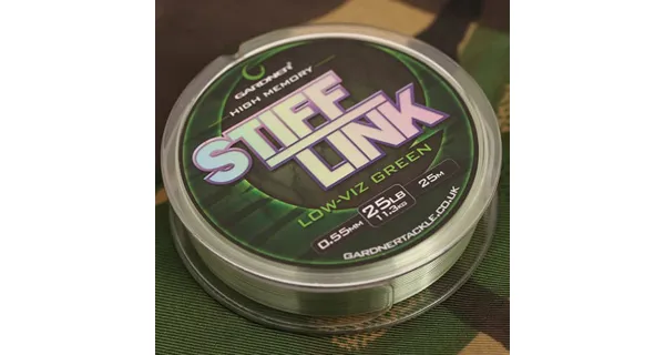 GARDNER - Vlasec Stiff-Link 0,47 mm 6,8 kg 15 m Clear