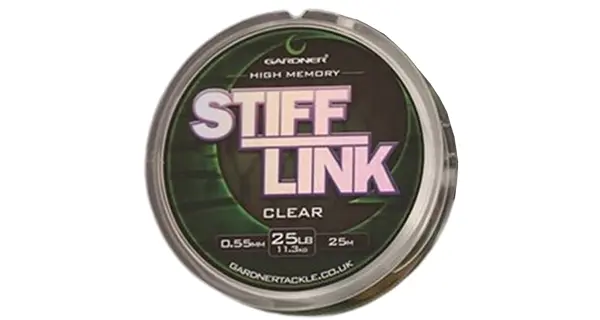 GARDNER - Vlasec Stiff-Link 0,47 mm 6,8 kg 15 m Clear