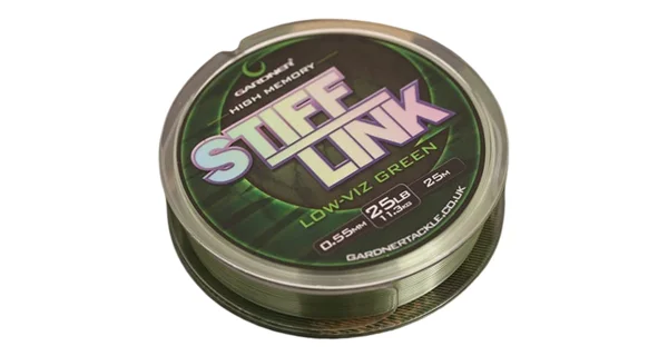 GARDNER - Vlasec Stiff-Link 0,47 mm 6,8 kg 15 m Green