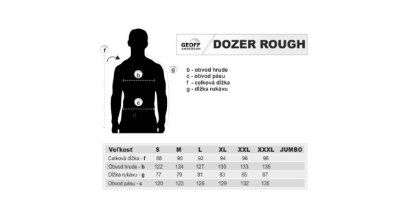 GEOFF ANDERSON - Bunda Dozer Rough vel. M