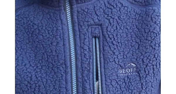 GEOFF ANDERSON - Bunda s kapucí Teddy modrá vel. 2XL