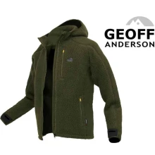 GEOFF ANDERSON - Bunda s kapucí Teddy zelená vel. 2XL