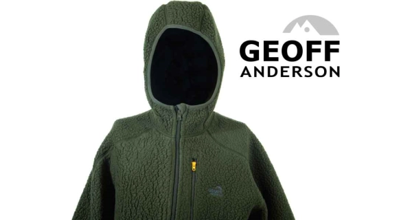 GEOFF ANDERSON - Bunda s kapucí Teddy zelená vel. XL