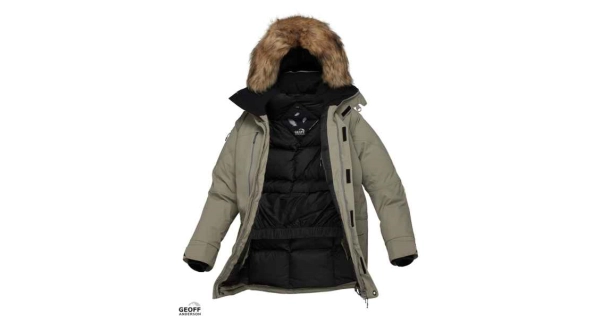 GEOFF ANDERSON - Bunda Usque Down Parka Brindle vel. 3XL