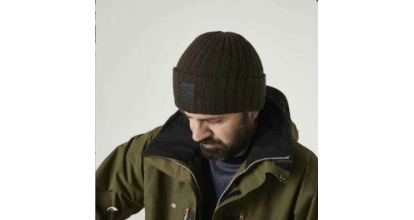 GEOFF ANDERSON - Čepice WizWool Njal Beanie hnědá