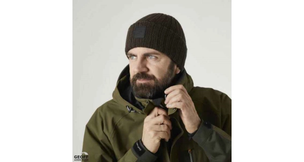 GEOFF ANDERSON - Čepice WizWool Njal Beanie hnědá