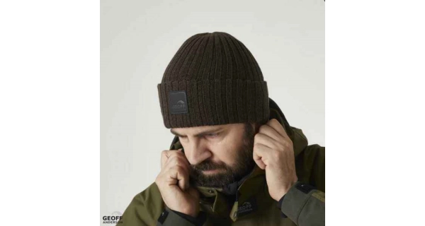 GEOFF ANDERSON - Čepice WizWool Njal Beanie hnědá