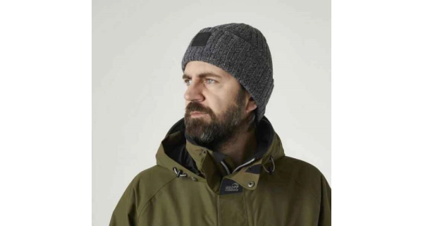 GEOFF ANDERSON - Čepice WizWool Njal Beanie šedá