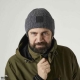 GEOFF ANDERSON - Čepice WizWool Njal Beanie šedá