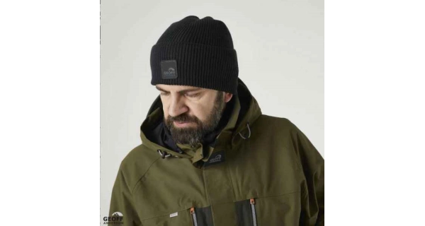 GEOFF ANDERSON - Čepice WizWool Roar Beanie černá