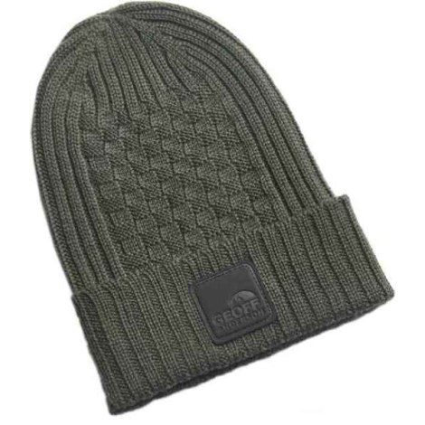 GEOFF ANDERSON - Čepice WizWool Ulf Beanie zelená