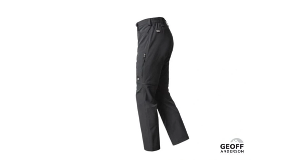 GEOFF ANDERSON - Kalhoty ZipZone Light černé vel. 3XL