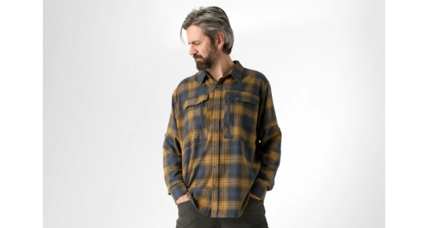 GEOFF ANDERSON - Košile s dlouhým rukávem Ezmar All Year Žlutá šedá vel. 2XL