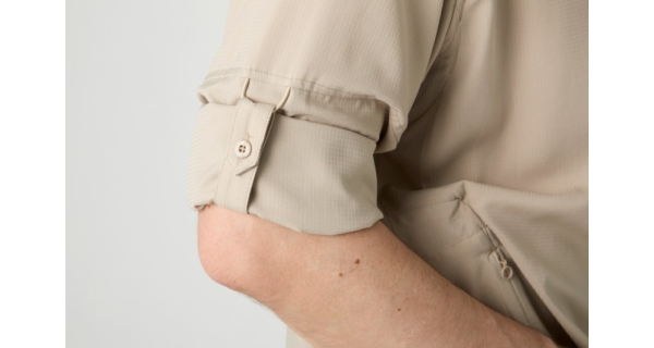 GEOFF ANDERSON - Košile s dlouhým rukávem Ezmar Light Khaki vel. 2XL