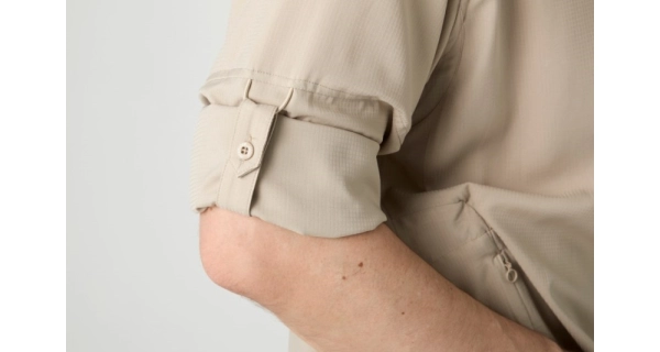 GEOFF ANDERSON - Košile s dlouhým rukávem Ezmar Light Khaki vel. XL