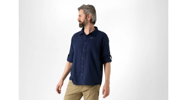 GEOFF ANDERSON - Košile s dlouhým rukávem Ezmar Light Modrá vel. 2XL