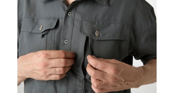 GEOFF ANDERSON - Košile s dlouhým rukávem Ezmar Mid Weight Soft Šedá vel. 3XL