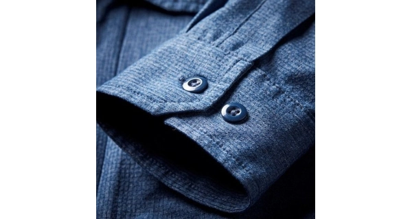 GEOFF ANDERSON - Košile Zulo II dlouhý rukáv modrá Vel. S