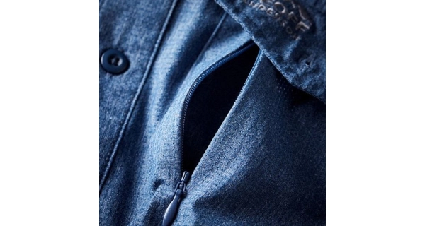 GEOFF ANDERSON - Košile Zulo II dlouhý rukáv modrá Vel. S