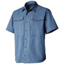 GEOFF ANDERSON - Košile Zulo II krátký rukáv modrá vel. 3XL