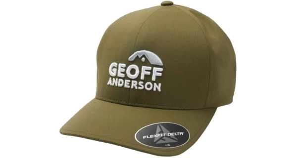 GEOFF ANDERSON - Kšiltovka FlexFit Delta zelená vel. L/XL