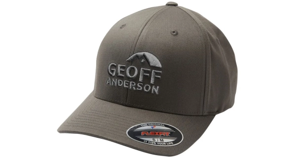 GEOFF ANDERSON - Kšiltovka FlexFit NU šedá vel. L/XL
