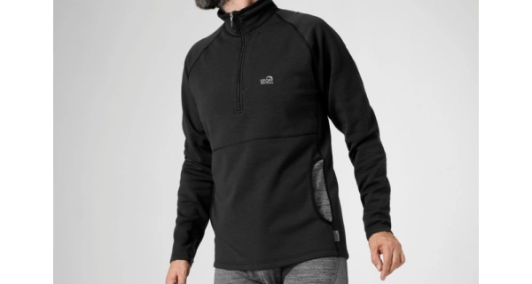 GEOFF ANDERSON - Mikina WizWool 335 Černá vel. 2XL