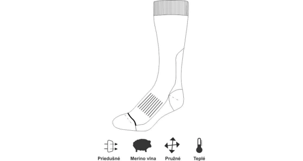 GEOFF ANDERSON - Podkolenky WizWool Coozy vel. S 38-40
