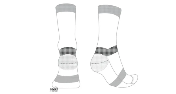 GEOFF ANDERSON - Ponožky WizWool Light Weight Černé vel. 41-43