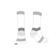 GEOFF ANDERSON - Ponožky WizWool Light Weight Šedé vel. 44-47