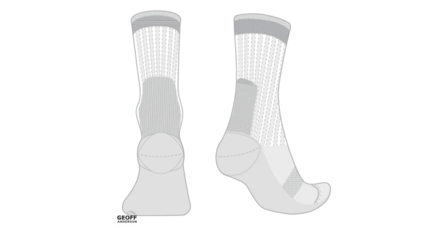 GEOFF ANDERSON - Ponožky WizWool Mid Weight Černé vel. 44-47