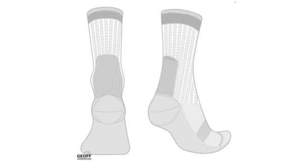 GEOFF ANDERSON - Ponožky WizWool Mid Weight Šedé vel. 44-47