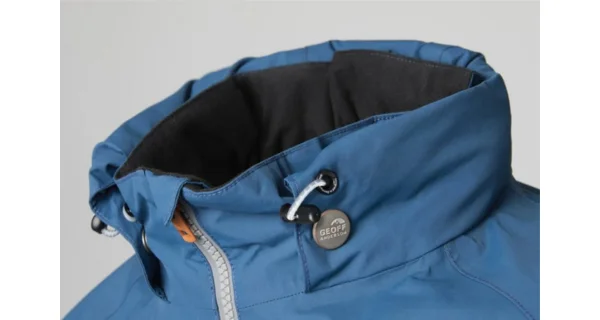 GEOFF ANDERSON - Set Bunda Dozer Light modrá + Kalhoty Urus Light černé vel. XL