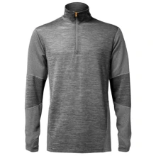 GEOFF ANDERSON - Thermo triko s dlouhým rukávem WizWool 210 Šedé vel. 2XL