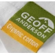GEOFF ANDERSON - Tričko Organic Tee Bílé vel. 3XL