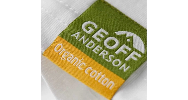 GEOFF ANDERSON - Tričko Organic Tee Bílé vel. 3XL