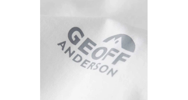 GEOFF ANDERSON - Tričko Organic Tee Bílé vel. 3XL