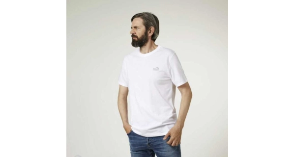 GEOFF ANDERSON - Tričko Organic Tee Bílé vel. 3XL