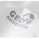 GEOFF ANDERSON - Tričko Organic Tee Bílé vel. S
