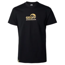 GEOFF ANDERSON - Tričko Organic Tee Black Orange Logo vel. 2XL