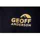 GEOFF ANDERSON - Tričko Organic Tee Black Orange Logo vel. 4XL