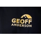 GEOFF ANDERSON - Tričko Organic Tee Black Orange Logo vel. L