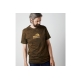 GEOFF ANDERSON - Tričko Organic Tee leaf oranž logo vel. 4XL